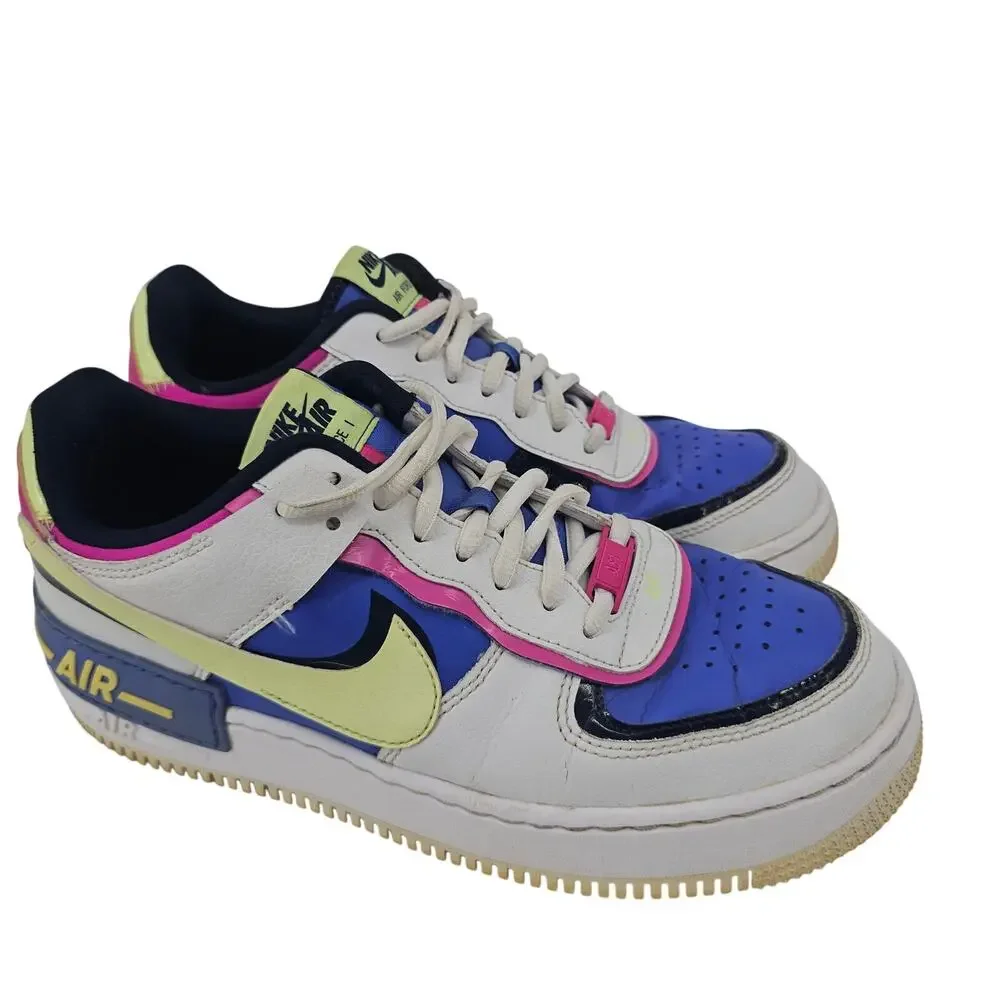 Nike Air Force 1 Shadow Sapphire CJ1641-100 Women's 10 Streetwear Athleisure